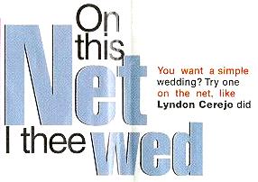 On this Net I thee wed